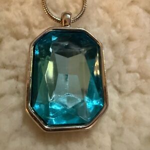 Chico’s Elegant Blue Pendant Necklace